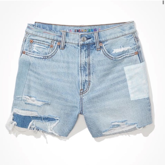 American Eagle 90s Pride Highest Rise Boyfriend Jean Shorts - Picture 3 of 7